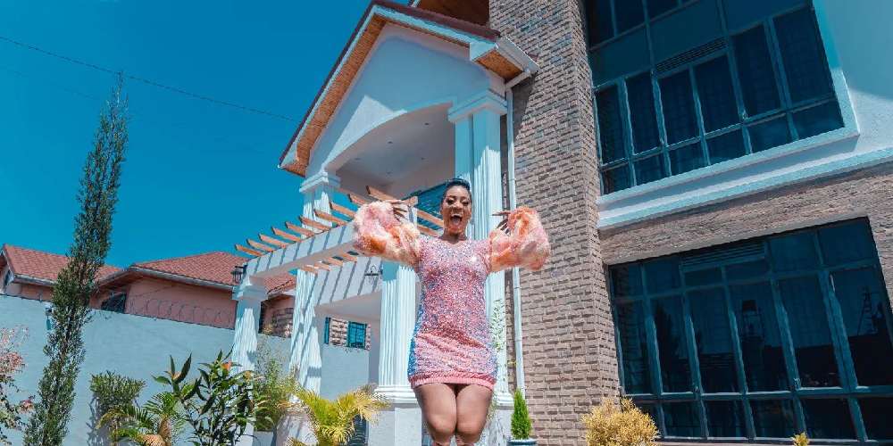 Watch: Diana Marua Overjoyed as She Moves Into Their Mansion, Claims ...