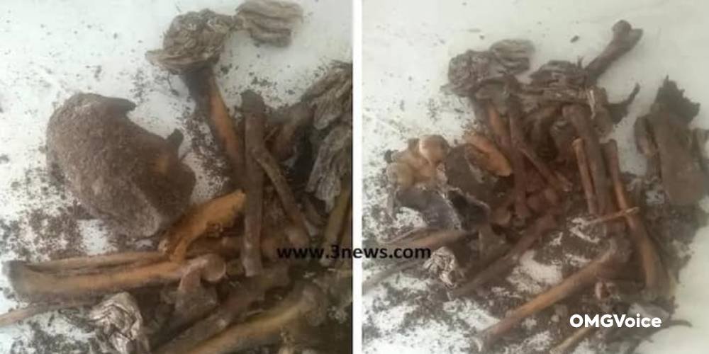 Buried Human Skull from kasoa church