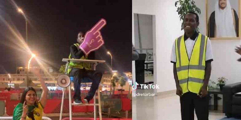 'Metro Guy' has become an instant celebrity in Qatar.
