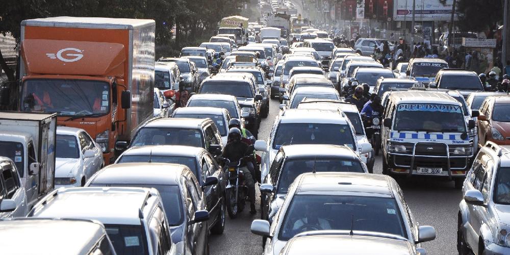 Traffic Jam In Uganda